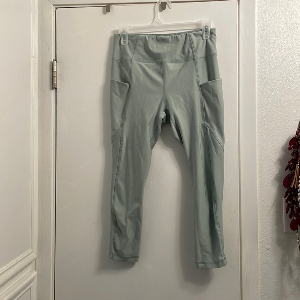 Olive green yoga pants